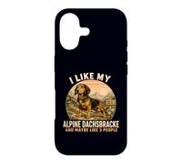 Custodia per iPhone 17 Mi piace il mio Alpine Dachsbracke e forse come 3 persone umorismo