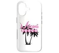Custodia per iPhone 17 MIAMI BEACH FLORIDA Palma Retro Tropicale