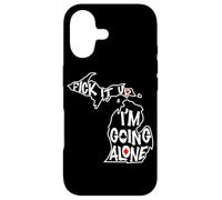 Custodia per iPhone 17 Michigan Euchre Pick It Up I'm Going Alone - Gioco di carte