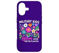 Custodia per iPhone 17 Militare Kid Tarassaco Bloom Dove Sono Piantati Viola Up