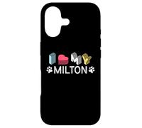 Custodia per iPhone 17 Milton Nome cane personalizzato Milton Pet Lover