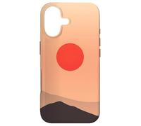 Custodia per iPhone 17 Minimal Desert Hills Sun Calm Horizon Paesaggio