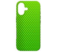 Custodia per iPhone 17 Minimal Green Lattice Pattern | Geometric Neutral Design