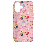 Custodia per iPhone 17 Minions Big Heart All Over Print