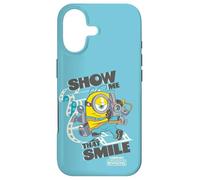 Custodia per iPhone 17 Minions & Monsters James Show Me That Smile