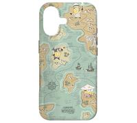 Custodia per iPhone 17 Minions & Monsters Treasure Map All Over Print