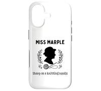 Custodia per iPhone 17 Miss Marple Sharp come un ferro da maglia