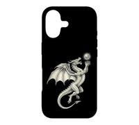 Custodia per iPhone 17 Mitico Drago Holding Sun Orb Vintage Art