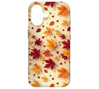 Custodia per iPhone 17 Modello di stampa con foglie autunnali