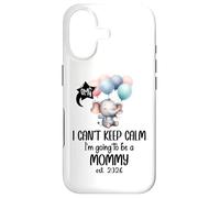 Custodia per iPhone 17 Mom 2026 I Can't Keep Calm I'm Going to Be a Mommy est 2026