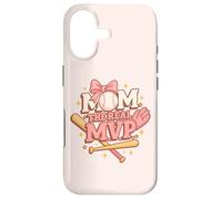 Custodia per iPhone 17 Mom, The Real Most Valuable Person Funny Baseball Design