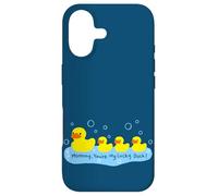 Custodia per iPhone 17 Mommy You're My Lucky Duck Cute Rubber Ducky