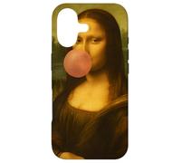 Custodia per iPhone 17 Monna Lisa Bubble Gum Parodia Storia dell'arte Umorismo