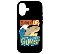 Custodia per iPhone 17 Monster Fun Gums Shark Surf's Up Halloween per bambini