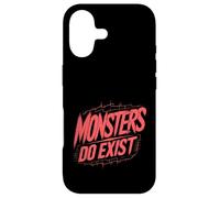 Custodia per iPhone 17 Monsters Do Exist Horror Creepy Spooky Fan -