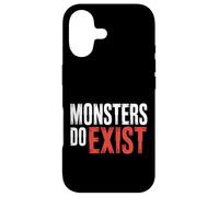 Custodia per iPhone 17 Monsters Do Exist Horror Creepy Spooky Fan |-