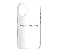 Custodia per iPhone 17 Monte Pilatus Souvenirs/sciatore/moderno, Contempoaray Font