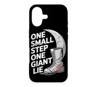 Custodia per iPhone 17 Moon Landing Hoax Conspiracy Fake Cover-Up bufala lunare