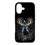 Custodia per iPhone 17 Moonlit Mystic Deer Fantasy Foresta Grafica