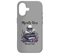 Custodia per iPhone 17 Moralmente Grigio Libro Club Gotico Vintage Style