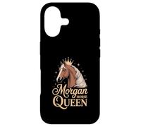 Custodia per iPhone 17 Morgan Horse Queen Crown Equestre