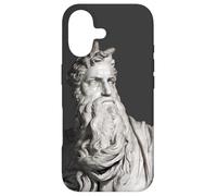 Custodia per iPhone 17 Mosè Michelangelo Statua Rinascimentale Profeta Torah Bibbia