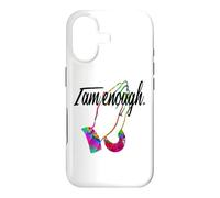Custodia per iPhone 17 MOTIVATIONAL " I AM ENOUGH " Colorful Praying Hands