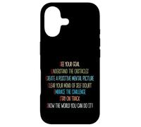 Custodia per iPhone 17 Motivational Success Acronym Inspirational Positive Quote