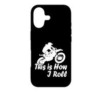 Custodia per iPhone 17 Motocross Moto This is How I Roll Fun Dirt Biker