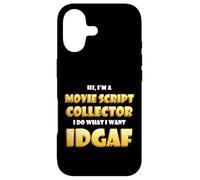 Custodia per iPhone 17 Movie Script Collector Film Memorabilia Collection TV Script