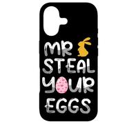 Custodia per iPhone 17 Mr Steal Your Eggs Uovo Domenica di Pasqua divertente Pasqua