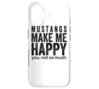 Custodia per iPhone 17 Mustang Make Me Happy You, un regalo a forma di cavallo non tanto divertente