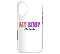 Custodia per iPhone 17 My Body My Choice Pro Choice Vita Femminista Diritti delle donne