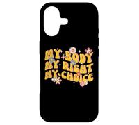 Custodia per iPhone 17 My Body My Right My Choice Feminist Pro Choice Floral Retro