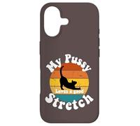 Custodia per iPhone 17 My Cat Loves A Good Stretch Adult Humor Cat