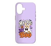 Custodia per iPhone 17 My Corgi Dog is My Boo Carino Halloween Ghost Dog Lover
