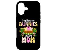 Custodia per iPhone 17 My Favorite Bunnies Call Me Mom - Easter Bunny Ragazzi Ragazze