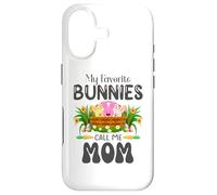 Custodia per iPhone 17 My Favorite Bunnies Call Me Mom - Easter Bunny Ragazzi Ragazze