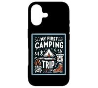 Custodia per iPhone 17 My First Camping Trip -