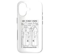 Custodia per iPhone 17 My First Pope Joke Action Figure Divertente Santo Padre Chiesa