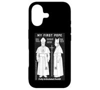 Custodia per iPhone 17 My First Pope Joke Action Figure Divertente Santo Padre Chiesa