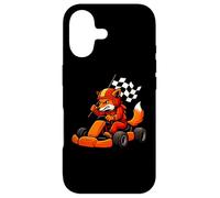 Custodia per iPhone 17 My Fox Drives Better Than You, divertente grafica per kart da corsa