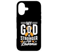Custodia per iPhone 17 My God Is Strong Than Leukemia