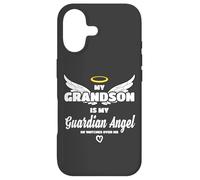 Custodia per iPhone 17 My Grandson My Guardian Angel He Watches Over Me In Memory