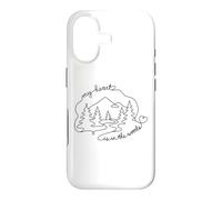 Custodia per iPhone 17 My Heart Is In The Woods Forest Nature Enthusiast