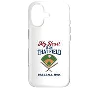 Custodia per iPhone 17 My Heart Is On That Field Baseball Mom Proud Game