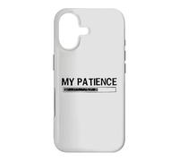 Custodia per iPhone 17 My Patience Loading Bar Sarcastic Funny Humor