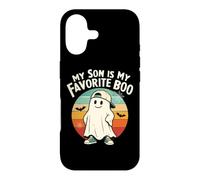 Custodia per iPhone 17 My Son Is My Favorite Boo Halloween Mom Dad