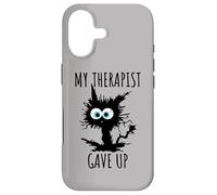 Custodia per iPhone 17 My Therapist Gave Up Il Mio Terapeuta Ha Rinunciato Gatto