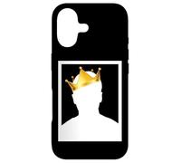 Custodia per iPhone 17 Mysterious Royal King with Golden Crown Illustration Graphic